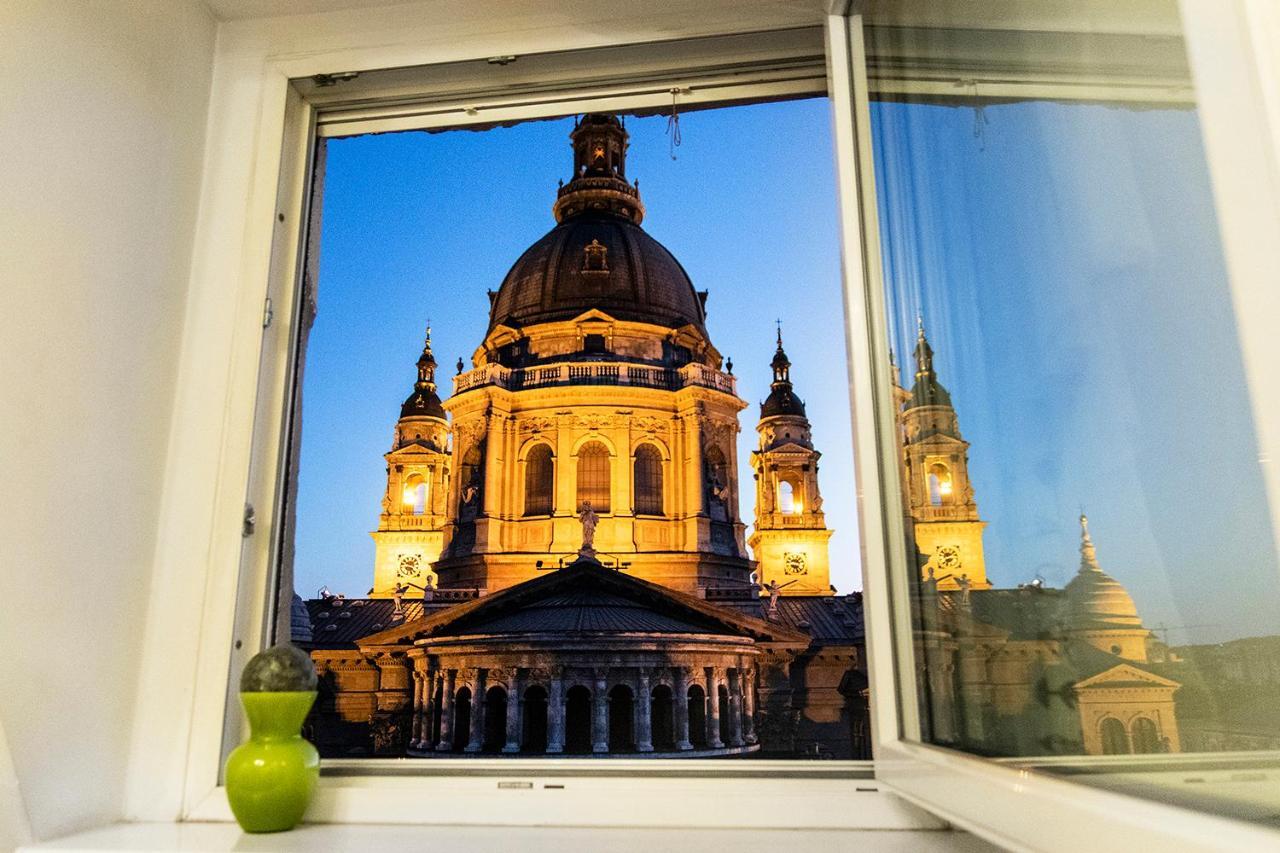 Helena Apartment With View On St. Stephan'S Basilica Budapest Exteriör bild